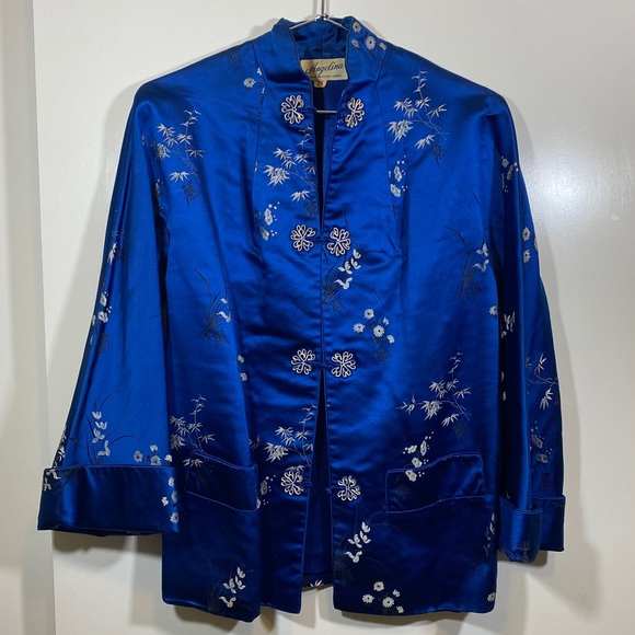 Satin Embroidered Jacket - Picture 2 of 6